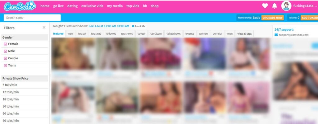 CamSoda con chicas cam