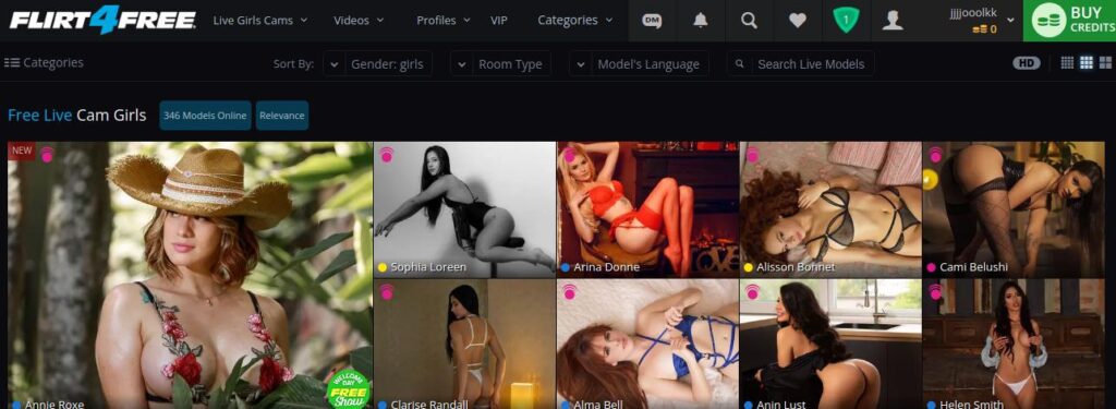 Flirt4free con chicas cam