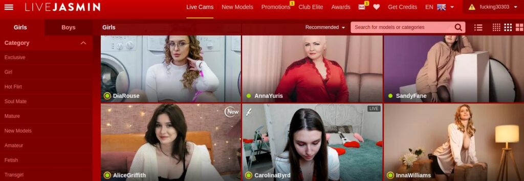 LiveJasmin With Cam Girls